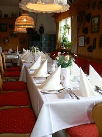 Tischdekoration f&uuml;r Events in Wallenfels
